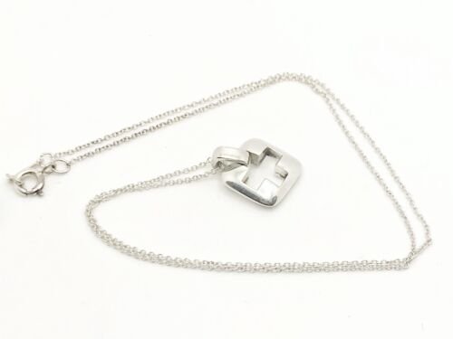 Tiffany & Co. Sterling Silver Roman Cross Necklace 16